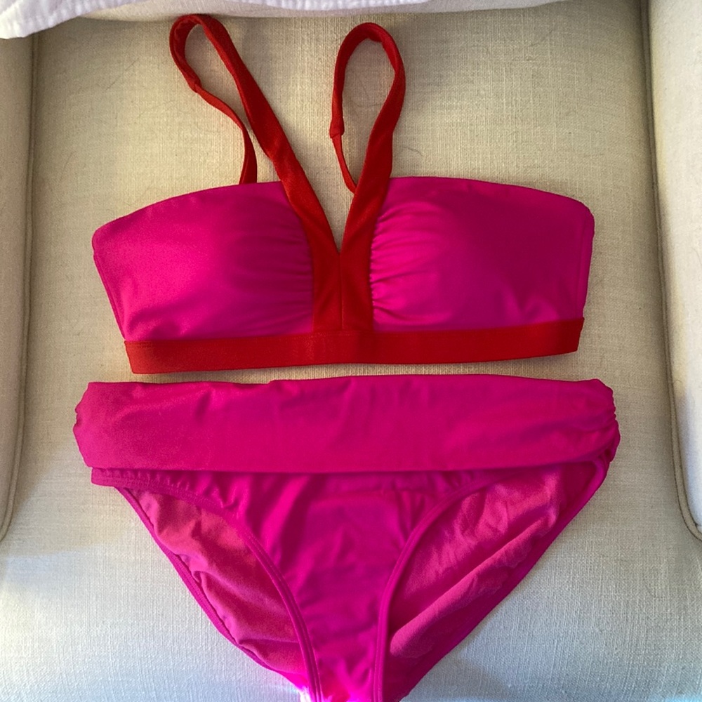 Boden Swim Hot Pink Bikini